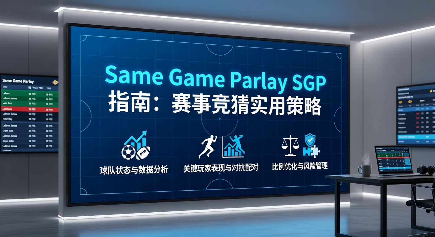 Same Game Parlay SGP 赛事竞猜全攻略